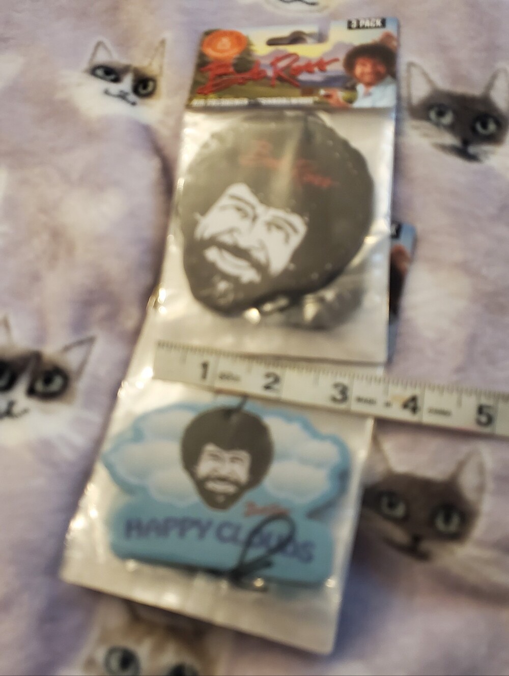 2 - 3Pk Bob Ross Car Freshener - Picture 3 of 4